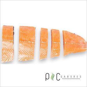 Salmón porcionado