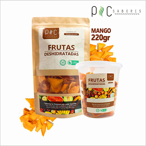 Mango Tommy deshidratado en dos presentaciones